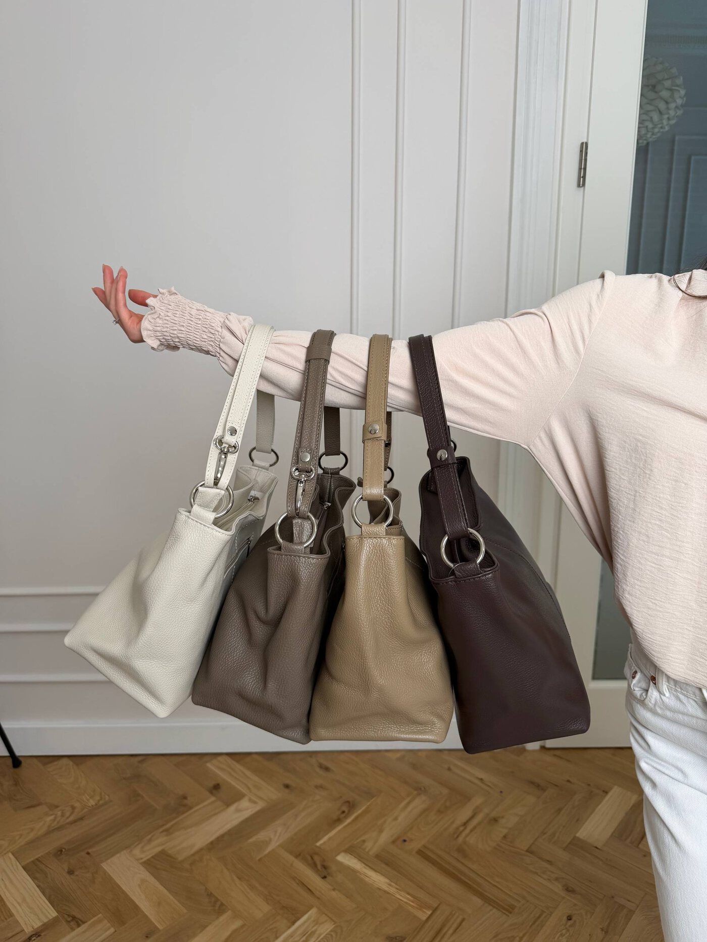Torebki skórzane Meline Bags