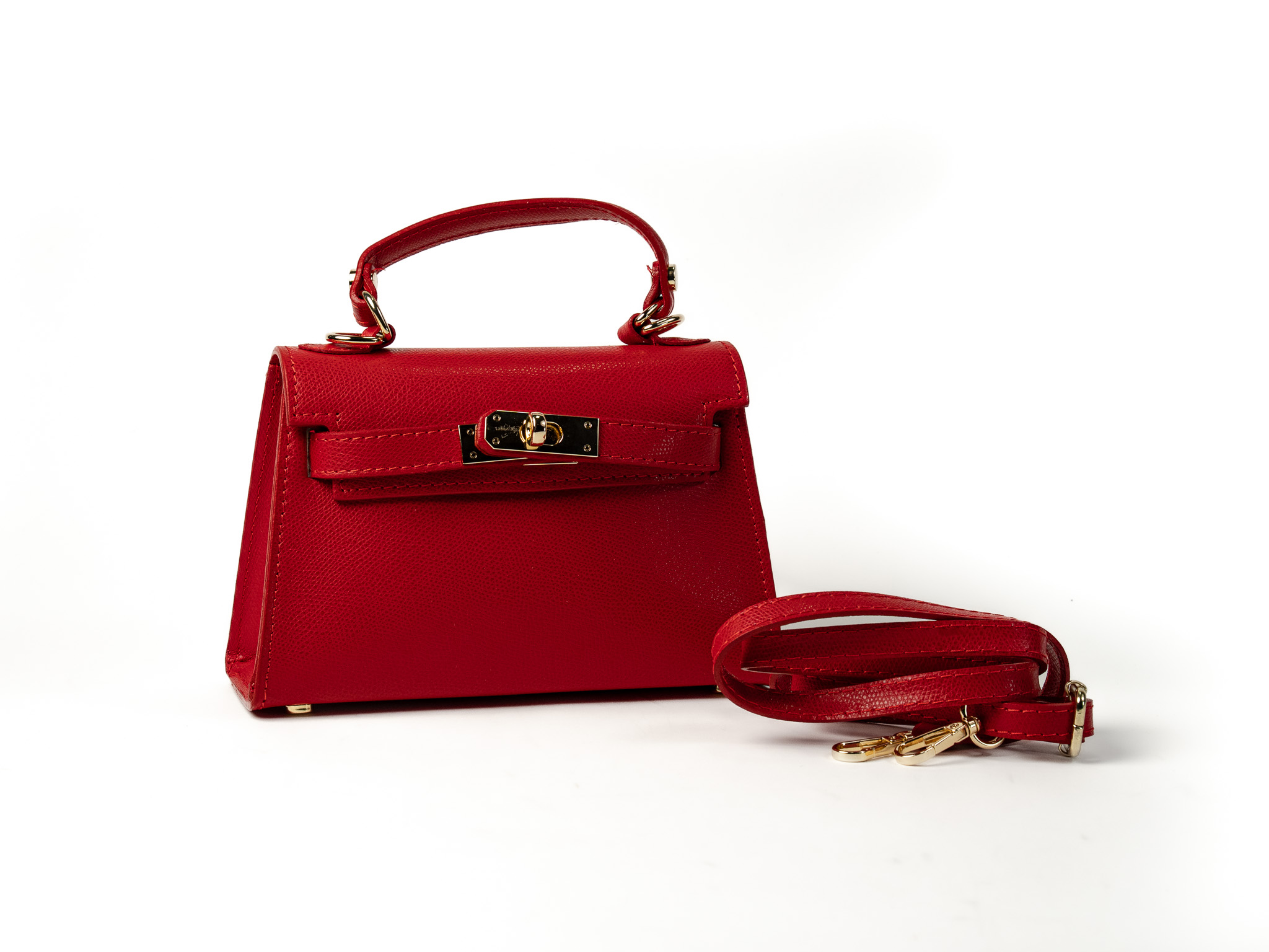 TOREBKA SERENA SKÓRZANA CZERWONA - obrazek 2