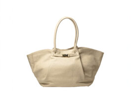 TOREBKA BLANCA DUŻA SKÓRZANA BEŻOWA