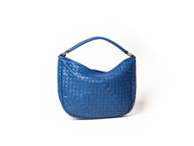 TOREBKA GENOVA SKÓRZANA GRANATOWA