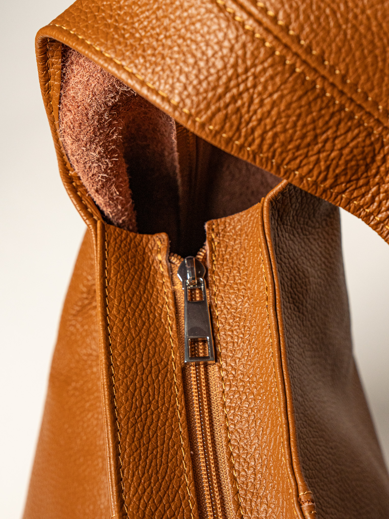 TOREBKA TAORMINA SKÓRZANA CAMEL - obrazek 4