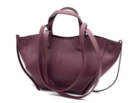 TOREBKA CELIA MAŁA SKÓRZANA BORDOWA