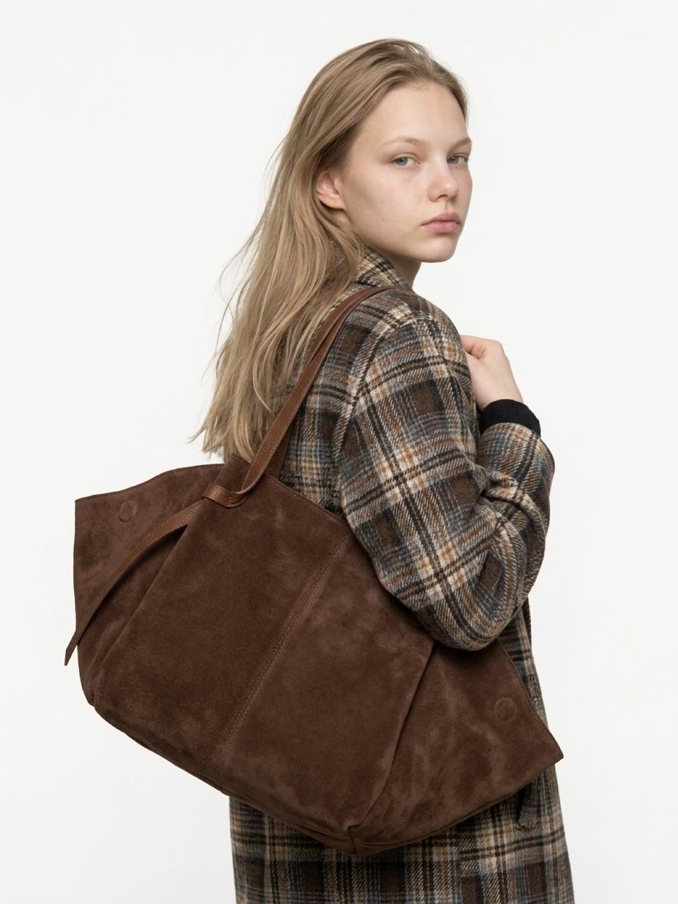 TOREBKA TORINO ZAMSZOWA COGNAC - obrazek 4