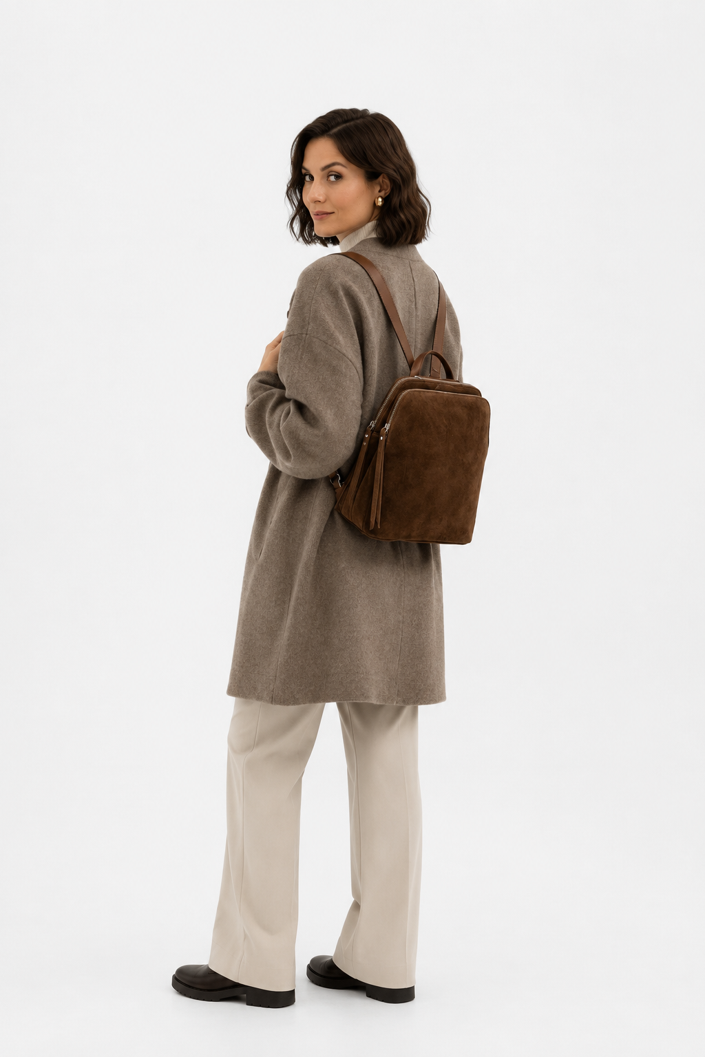 PLECAK RAVENNA ZAMSZOWY TAUPE - obrazek 2