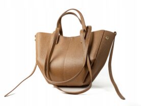 TOREBKA POLA MAŁA SKÓRZANA MOKKO