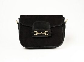 TOREBKA MATERA ZAMSZOWA CZARNA