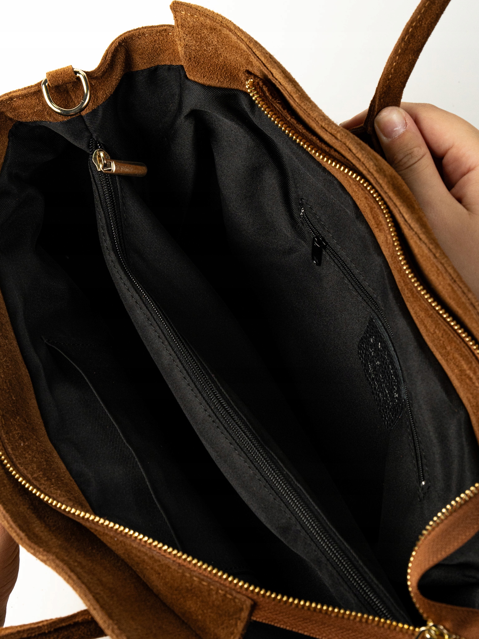 TOREBKA FRANCESCA ZAMSZOWA CAMEL - obrazek 5