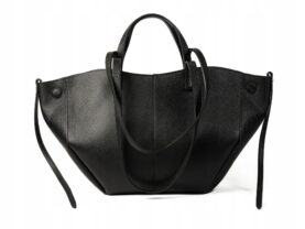 TOREBKA CELIA DUŻA SKÓRZANA CZARNA