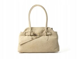 TOREBKA SARRENTO ZAMSZOWA BEŻOWA