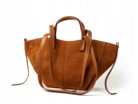 TOREBKA CELIA MAŁA ZAMSZOWA CAMEL