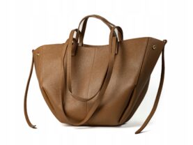 TOREBKA POLA DUŻA SKÓRZANA MOKKO