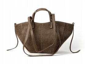 TOREBKA CELIA MAŁA ZAMSZOWA TAUPE