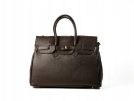 TOREBKA CREMONA SKÓRZANA CZEKOLADOWA