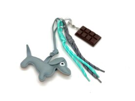 Brelok „Jamnik” Niebieski