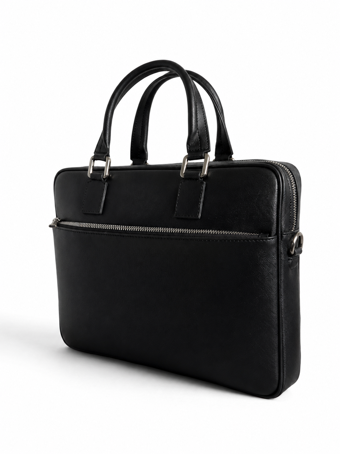 TORBA NA LAPTOP NERO SKÓRZANA CZARNA - obrazek 3