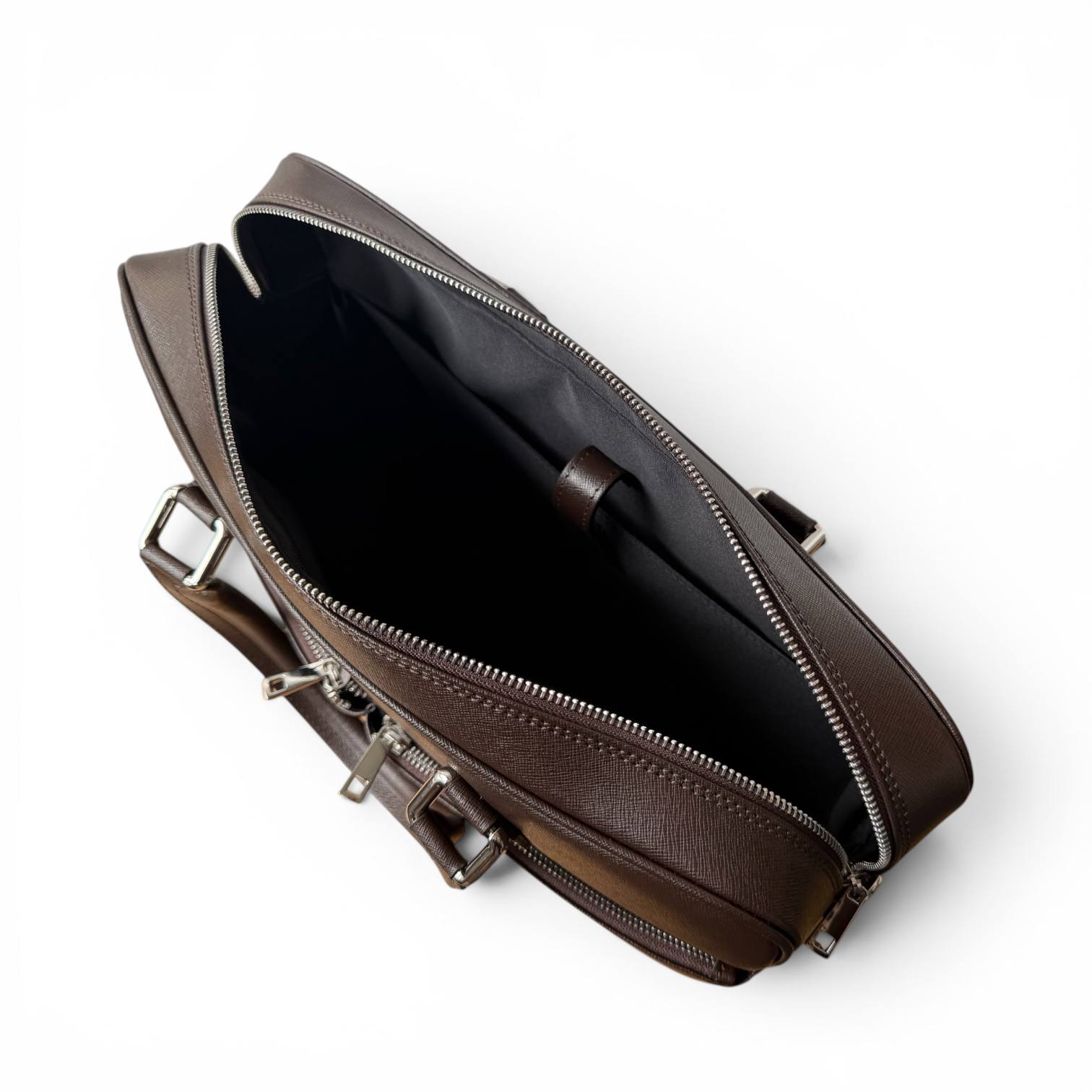 TORBA NA LAPTOP ALTO SKÓRZANA CZEKOLADOWA - obrazek 4
