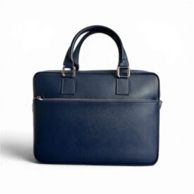TORBA NA LAPTOP NERO SKÓRZANA GRANATOWA