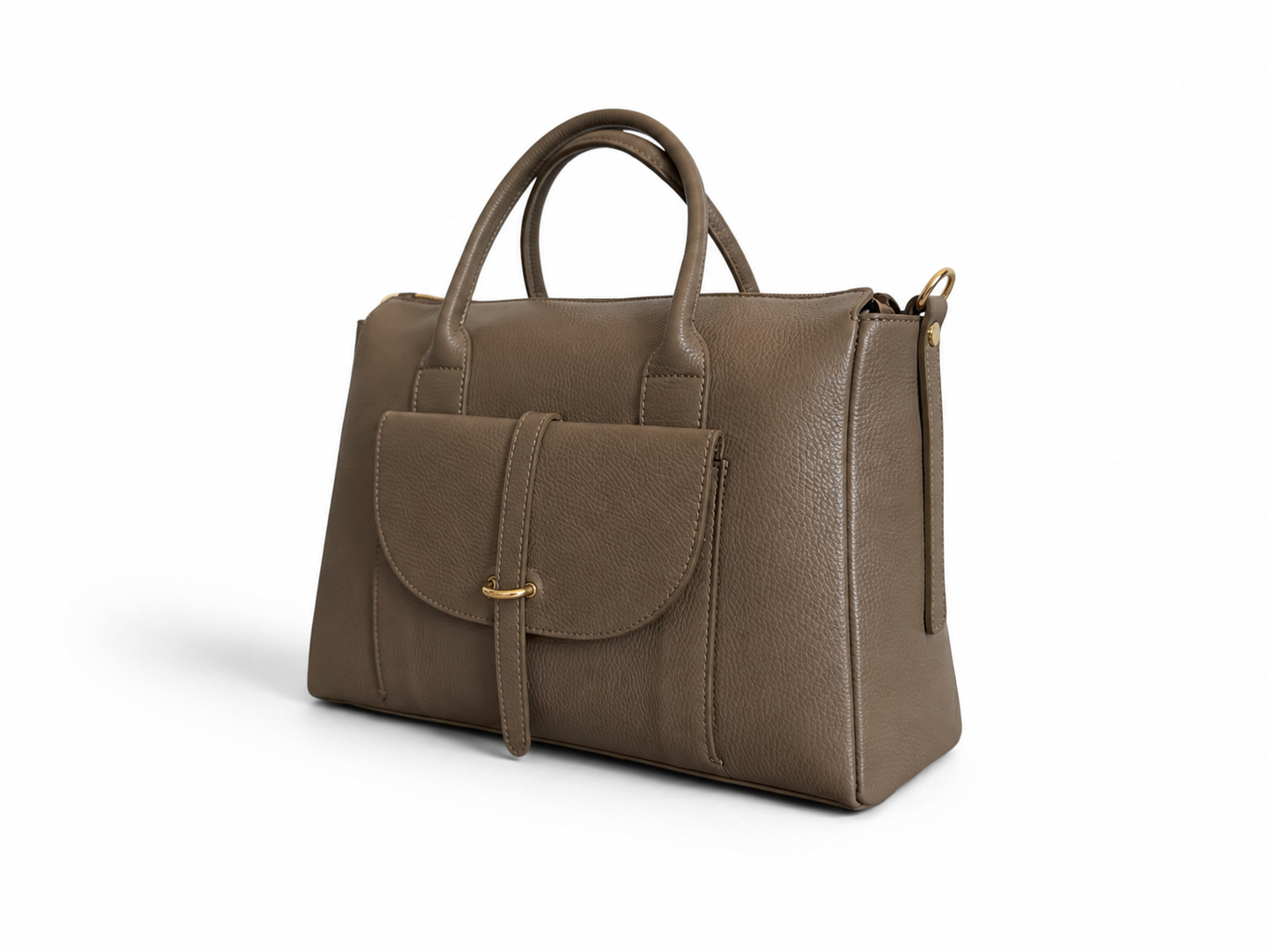 TOREBKA MONARO SKÓRZANA CIEMNY TAUPE - obrazek 2