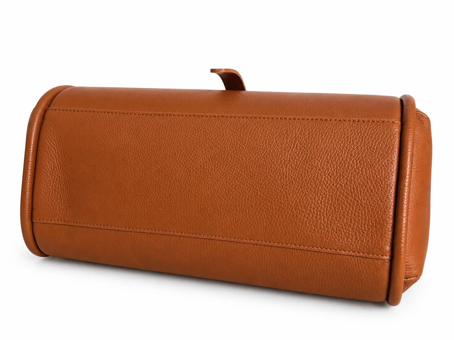 TOREBKA FIORE SKÓRZANA CAMEL - obrazek 4
