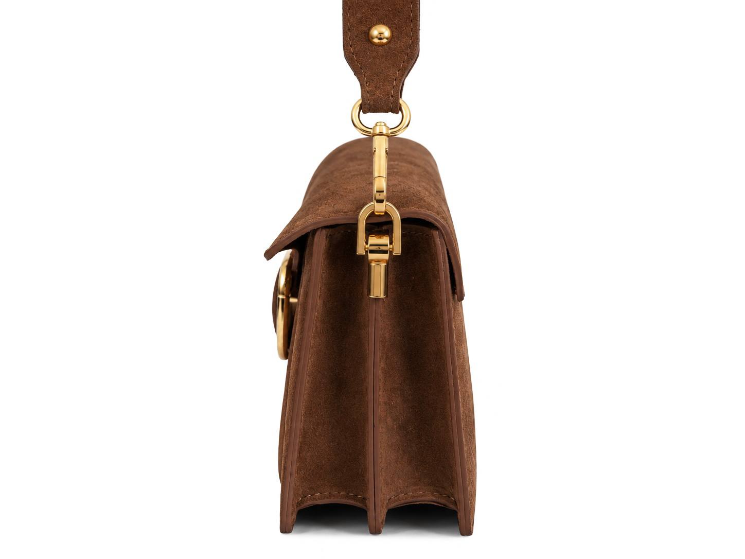 TOREBKA VALENTINA ZAMSZOWA COGNAC - obrazek 3