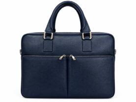 TORBA NA LAPTOP ALTO SKÓRZANA GRANATOWA